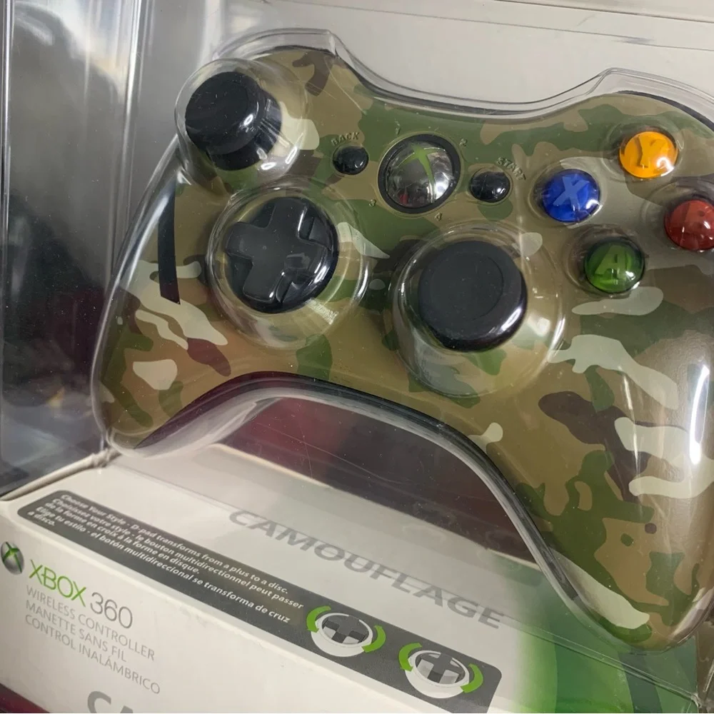 BNIB Special Edition Xbox 360 Camouflage Wireless Controller